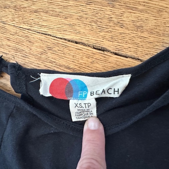Free People Beach Ice Cream Playsuit in Black (Size XS) - Picture 3 of 7